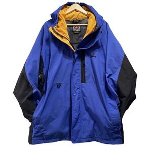 Vintage Nike ACG Jacket Storm Fit Rain Windbreaker Hooded Mens Size XL Outdoor